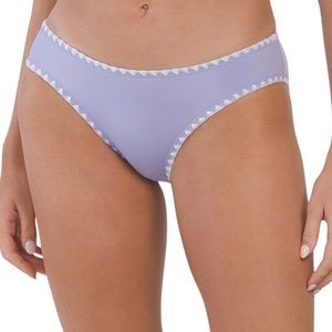 LUCKY BRAND Bikini Bottom Shell Stitch Hipster purple NWT